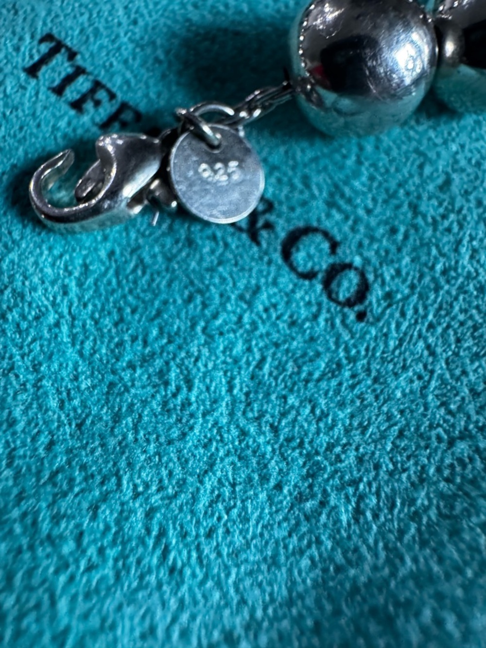 TIFFANY & CO CLASSIC 10MM BEADED BALL BRACELET - Picture 8 of 16